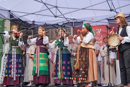 Lithuania folk dance performance at DIEFF February 2026